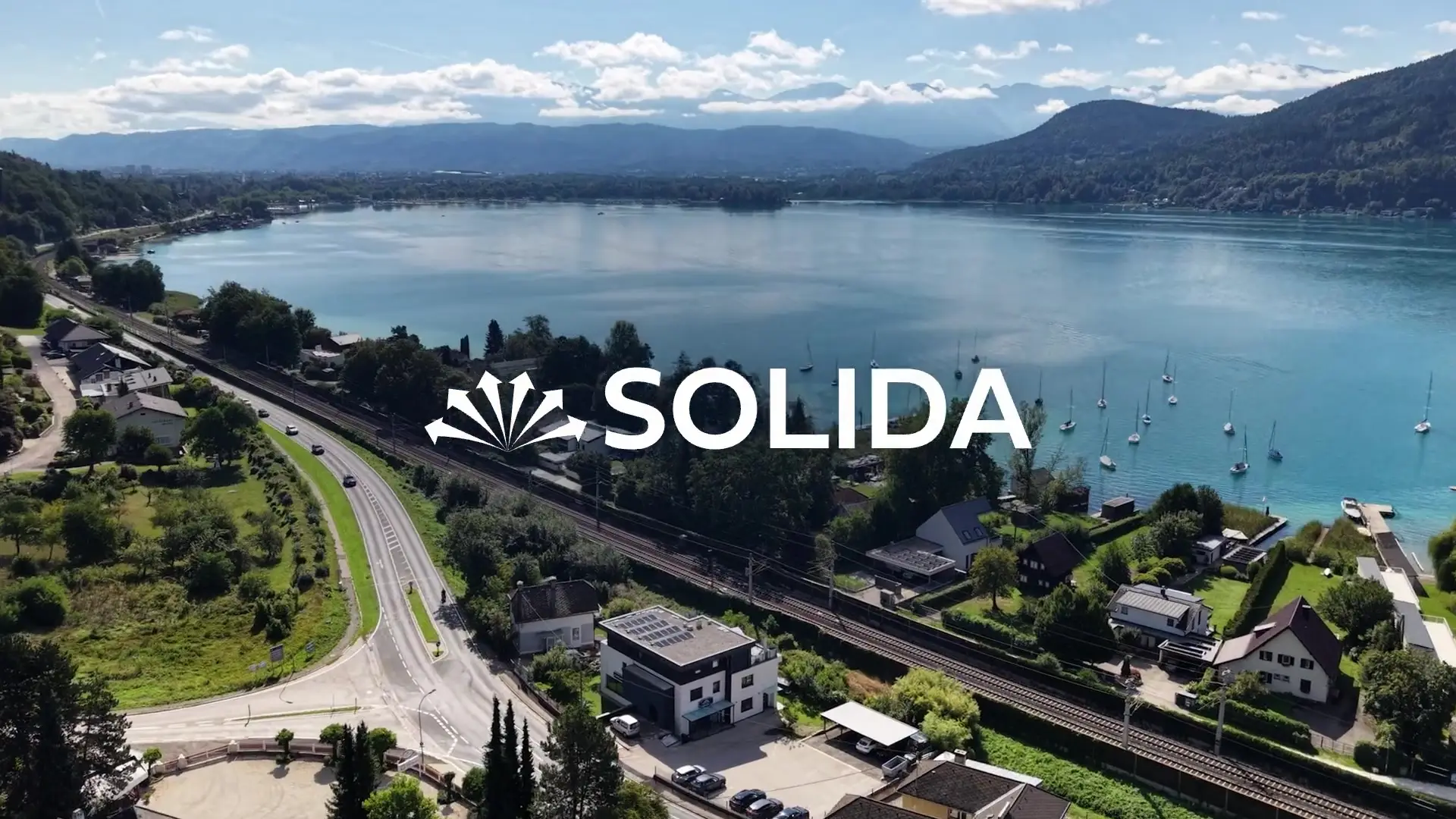 Solida Consulting in Krumpendorf am Wörthersee, Luftaufnahme zum Start des Imagevideos
